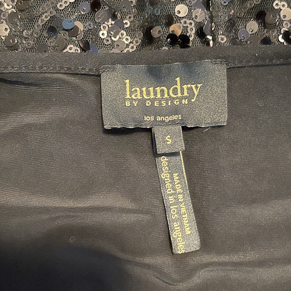 Laundry by Design Black Sequin Dress - Picture 6 of 8